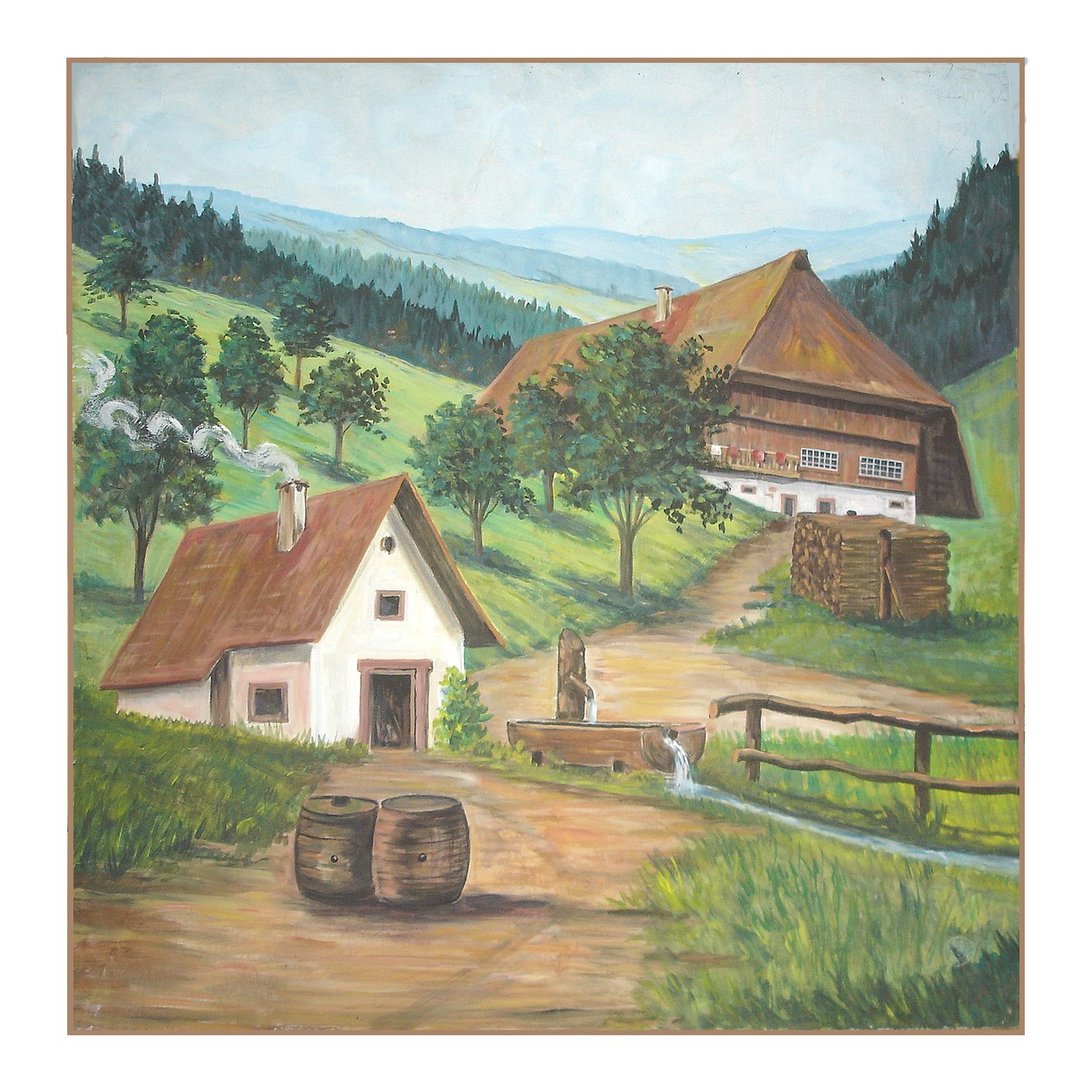 Schwarzwaldhaus mit Brennhisl